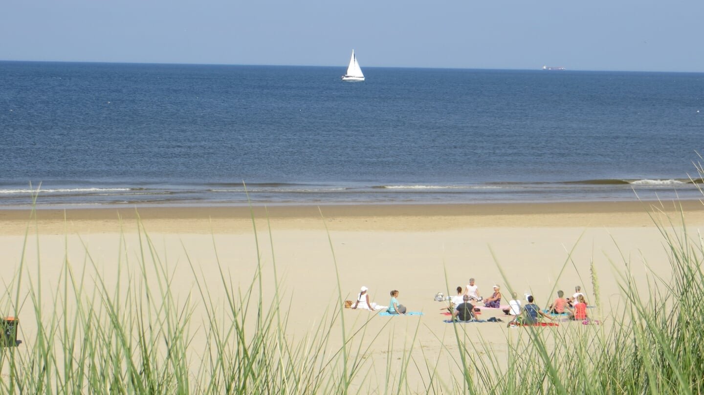 Genieten van het strand