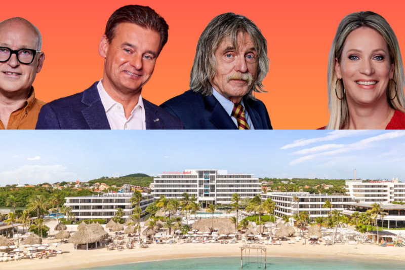 Talkshows Vandaag Inside en Oranjezomer vanaf het strand op Curaçao
