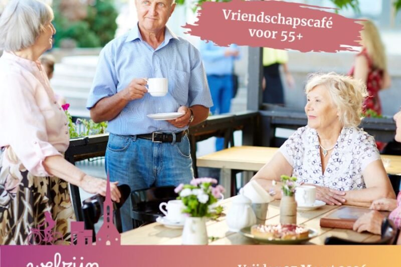 Vriendschapscafé voor 55-plussers in Noordwijk.