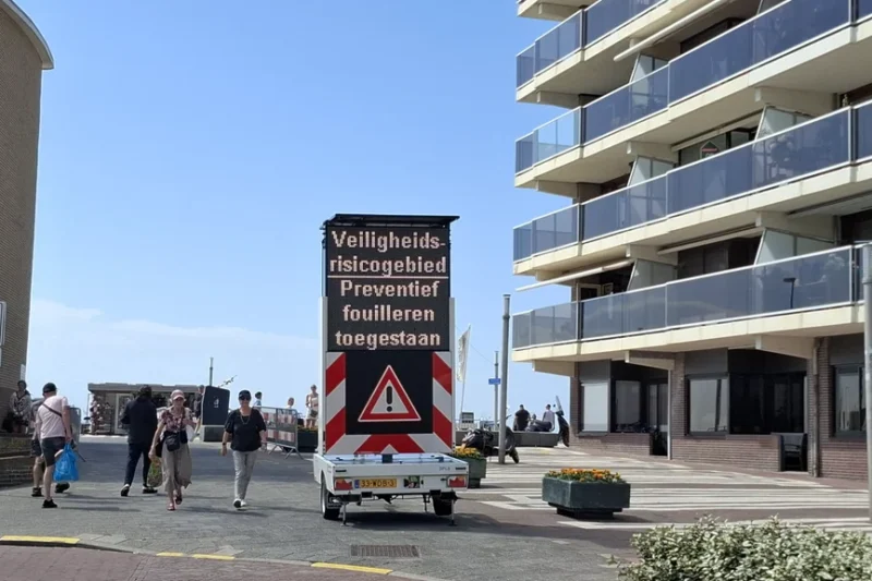 Deel boulevard en strand ingesteld als veiligheidsrisicogebied