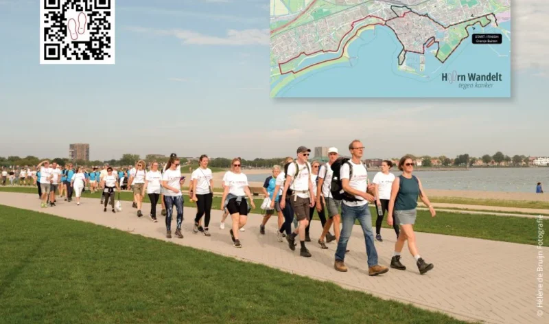 Organisatie ‘Hoorn Wandelt tegen Kanker’ mikt op minimaal duizend deelnemers