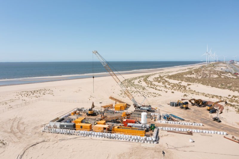 Update werkzaamheden op strand Maasvlakte