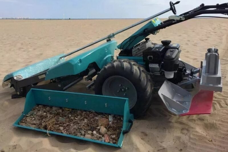 (Strand)zand reinigen met een handige schudzeefmachine